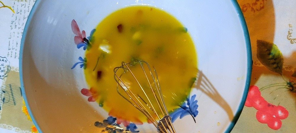 emulsione di olio aglio prezzemolo peperoncino e colatura di alici